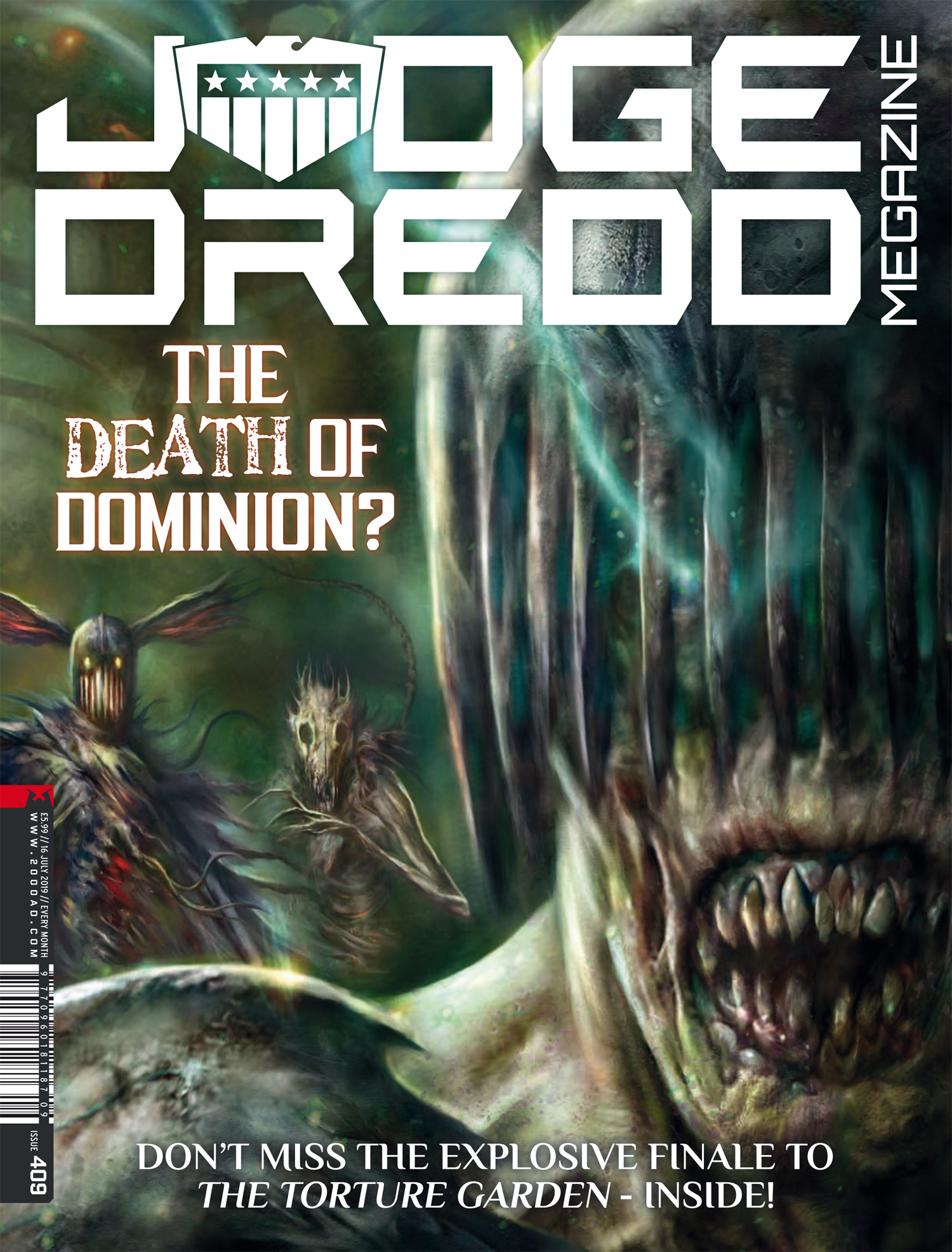 Judge Dredd Megazine 409 Cover