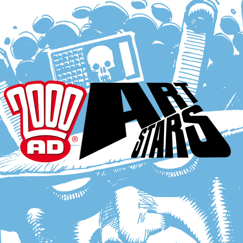 Which classic 2000 AD character is next for the Art Stars competition?