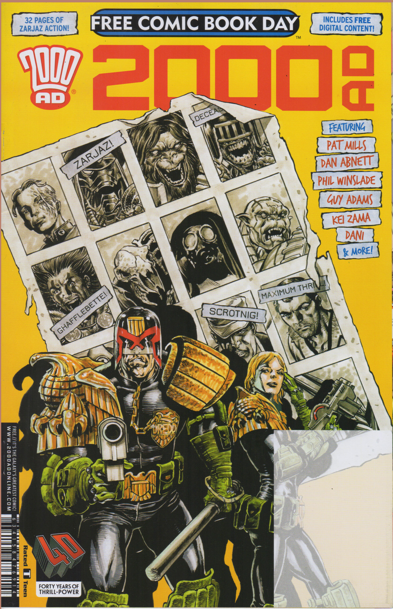 2000AD #829 APRIL 3 1993 WITH STICKERS