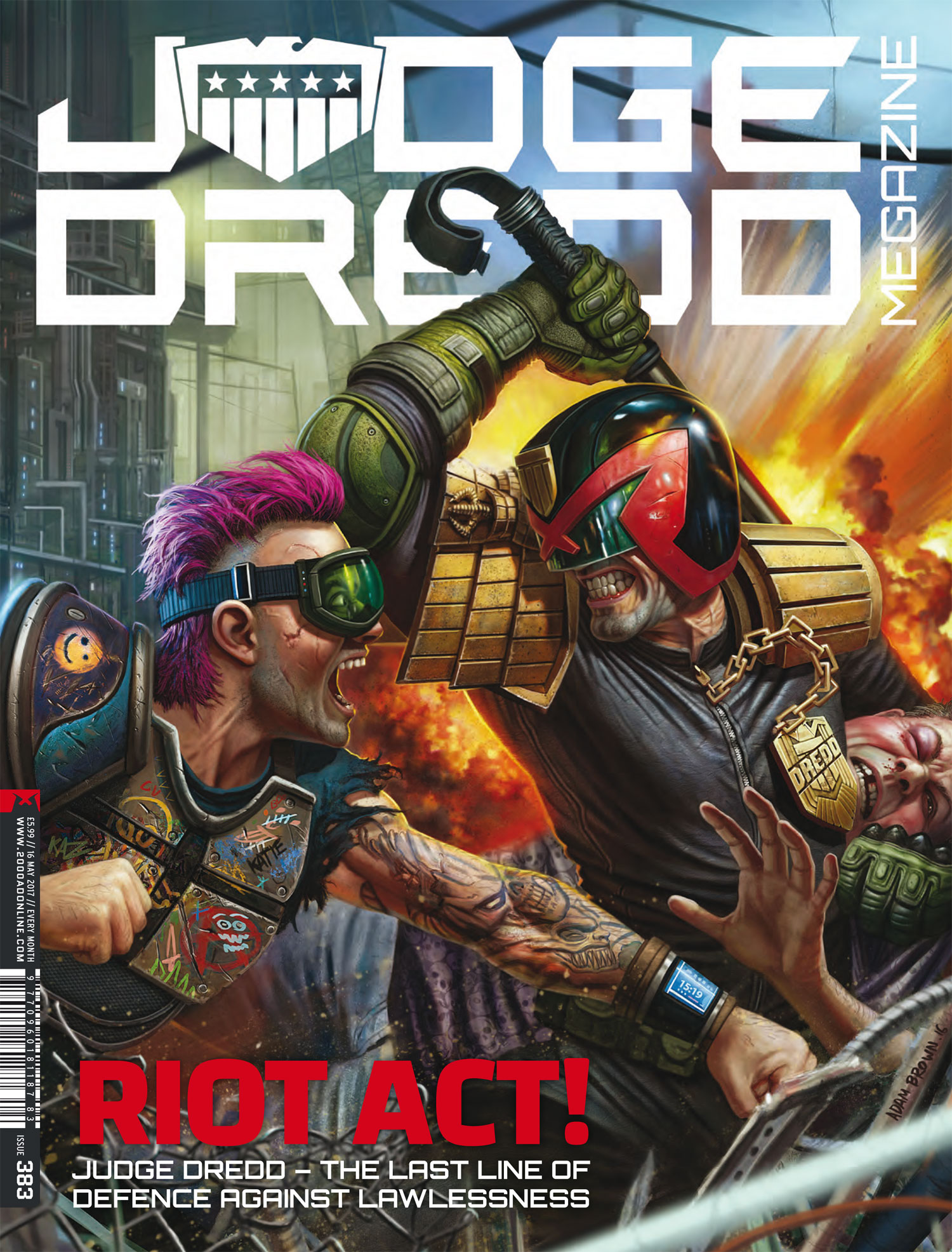 OUT TODAY: Judge Dredd Megazine #383