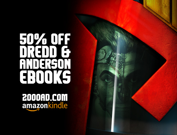 Judge Dredd and Judge Anderson ebooks just 99p!