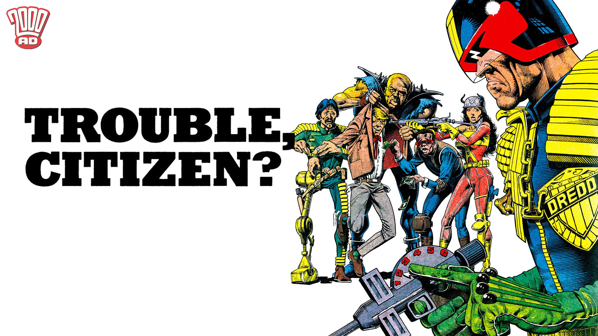 Check out the first 2000 AD Wallpaper Wednesday - download now!
