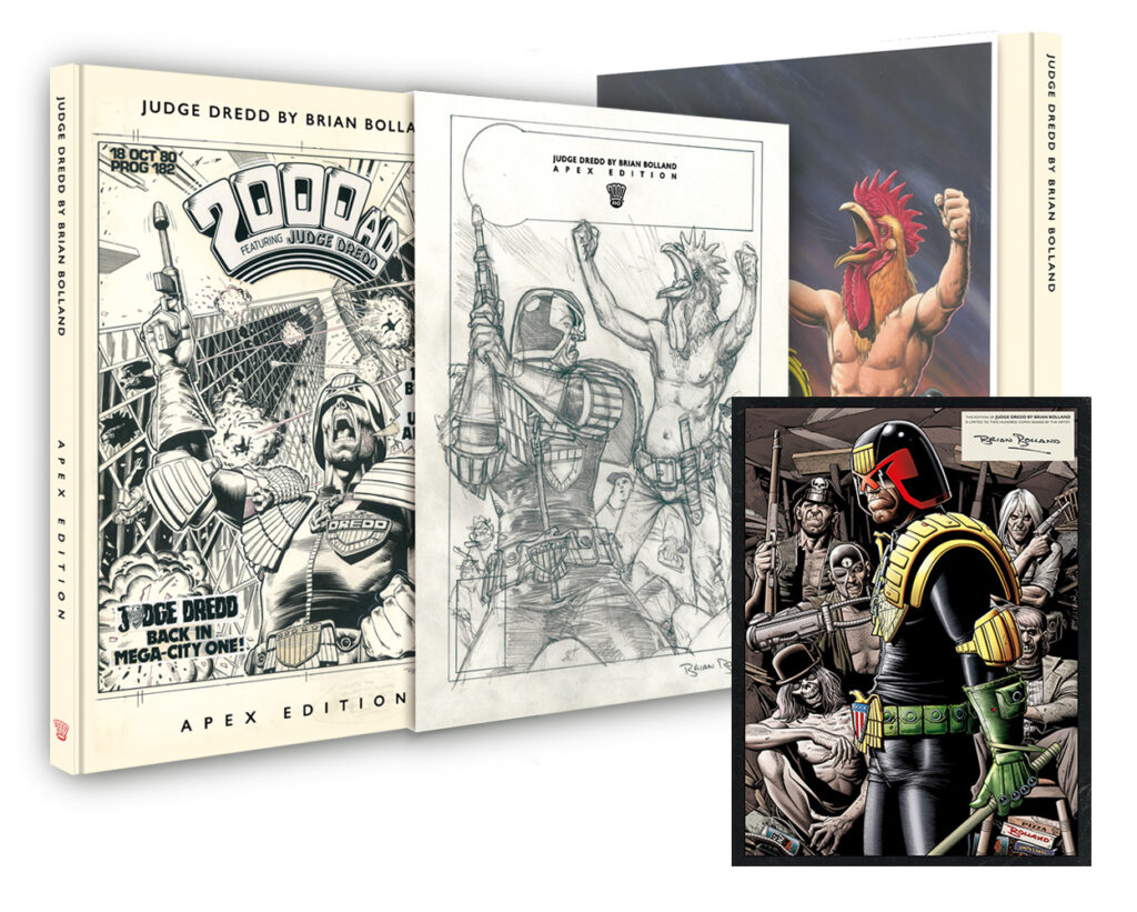 Judge Dredd by Brian Bolland Apex Edition - slipcase pre-order coming this  Wednesday!