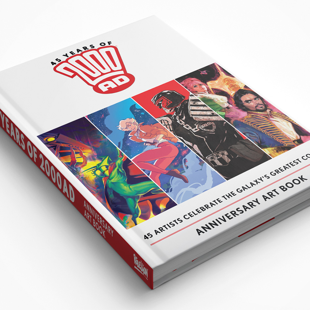 45 Years, 45 artists: the brand new 2000 AD art book out now!