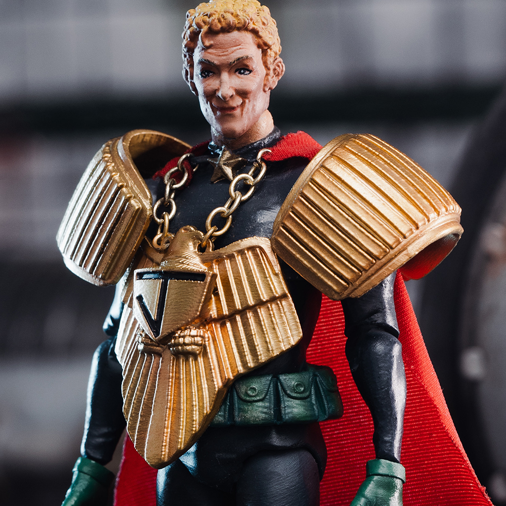 “I am the law now — the LIVING law!” Hiya Toys announces Judge Cal 1:18 figure