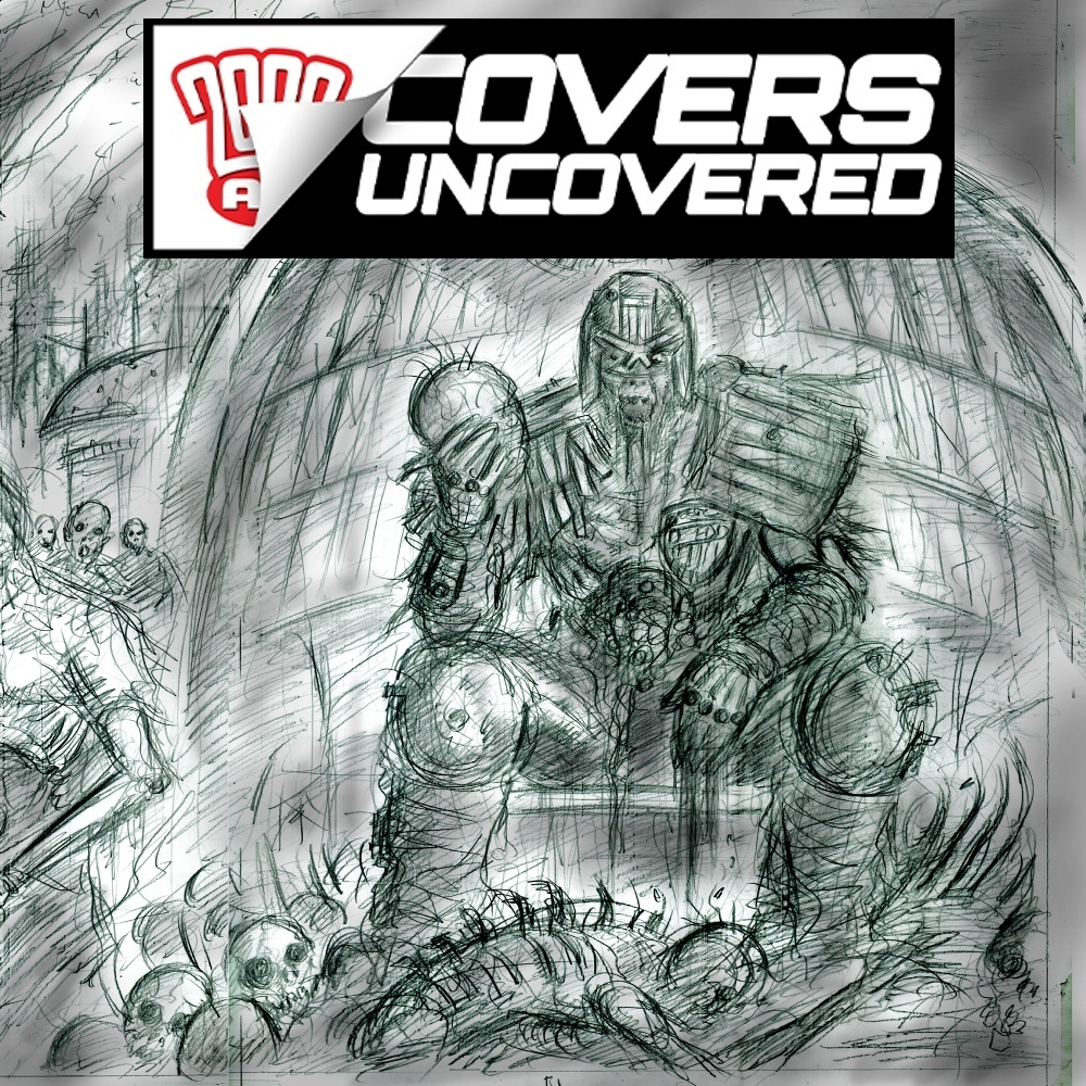 2000 AD Covers Uncovered – Nick Percival’s Zombie Dredd Takes The Throne For Megazine 448