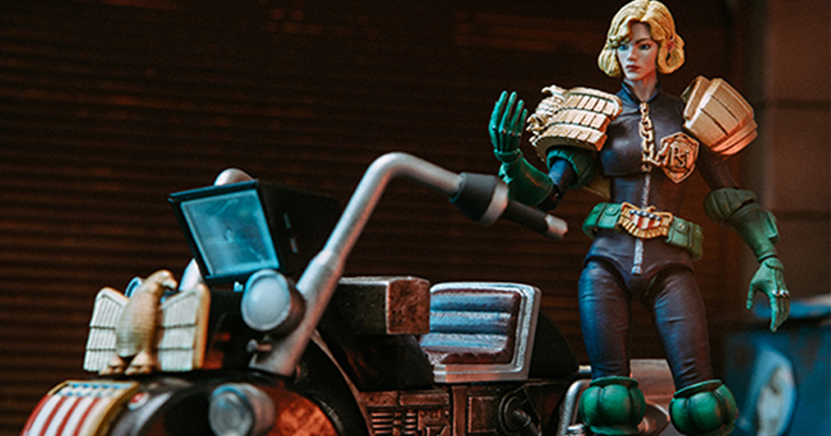 Judge Anderson & Lawmaster set – coming in 2023 from Hiya Toys